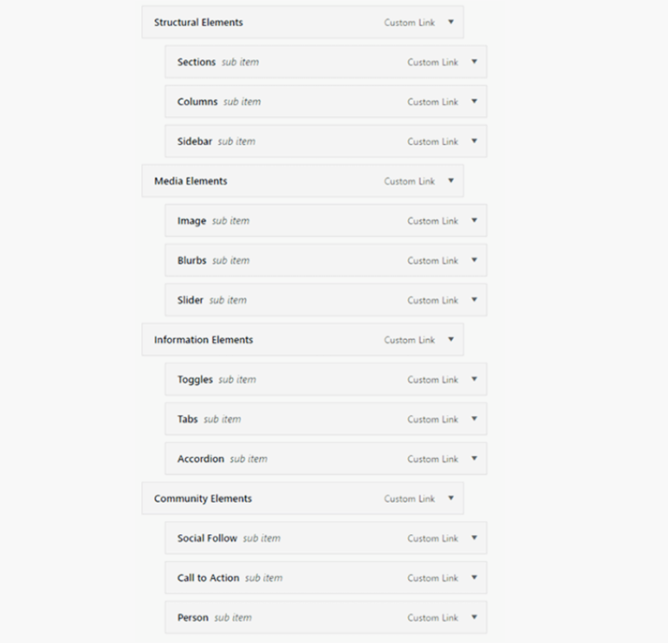 Ajuster l’apparence et le style du méga menu