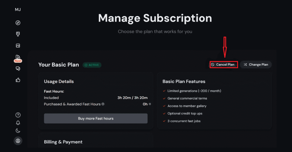 Gérer votre abonnement Midjourney