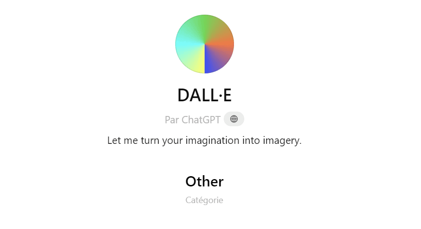 générer des images DALLE-E chat GPT