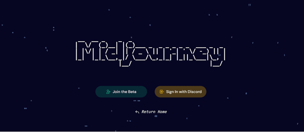 Midjourney sans Discord : Test en Alpha