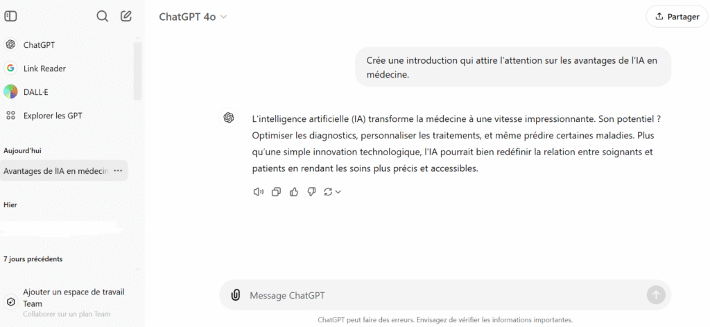 Générer des diapositives thématiques avec ChatGPT