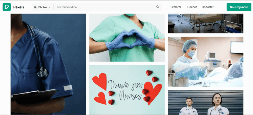 présentation avec des images et des graphiques
